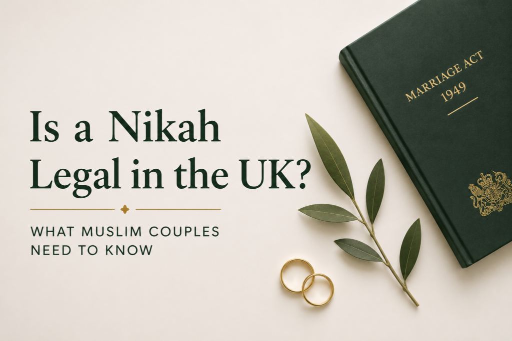 is nikah legal in the uk