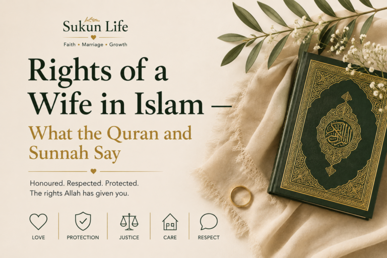 Rights of a wife in Islam – Muslim woman representing dignity, protection and Islamic marriage rights